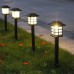 Solar 5 LED antique grid room light, outdoor solar column headlight