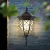 Traditional Solar Wall Outdoor Lamp with Remote Control Wall Mounted Sconce Waterproof Patio Lighting for House Front Porch Patio Garage Doorway