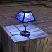 Retro Style Solar Outdoor Table Accent Lamp