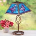 Retro Style Solar Outdoor Table Accent Lamp