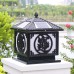 Solar wealth lamp ,  Attract wealth and treasure for you , Solar Post Light, Waterproof Outdoor Courtyard Home Stigma Lantern, for Villa Gate Enclosure Lighting Fixtures