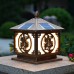 Solar wealth lamp ,  Attract wealth and treasure for you , Solar Post Light, Waterproof Outdoor Courtyard Home Stigma Lantern, for Villa Gate Enclosure Lighting Fixtures