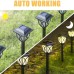 6Pcs Solar Outdoor Pathway Lights Bright Waterproof Garden Lights Colorful