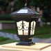 pillar lights solar outdoor Latest design of outdoor LED lighting villa park community garden gate pillar