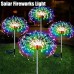 Solar Firework Light Outdoor, Waterproof, Solar Garden Flower Lights With Stake, 8 Lighting Modes