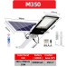 Solar Street Lights Outdoor Lamp, Dusk to Dawn Security Led Flood Light with Remote and Solar Panels, IP65 Waterproof Motion Sensor Solar Lights, for Basketball Court, Road, Yard