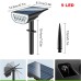 4 PACK---Solar Spot Lights Outdoor Waterproof, 3 Lighting Modes Solar Landscape Lights for Outside, Dusk to Dawn IP65 Waterproof Outdoor Solar Lights