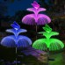 Solar Lights Outdoor Garden Powered Stake Jellyfish Light for Yard Patio Pathway Christmas Decor