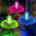 Solar Lights Outdoor Garden Powered Stake Jellyfish Light for Yard Patio Pathway Christmas Decor