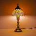 Turkish style Morocco Style Handmade Mosaic multicolor glass Tiffany table lamp for home decoration