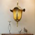 1 Head Wall Mount Light Moroccan Bell Iron Wall Light Fixture in Brass for Living Room