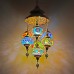 Turkish Moroccan Mosaic Chandelier Light, Ceiling Hanging Lamp Pendant Light Light Fixture, Handmade