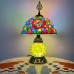 new bohemian handmade mosaic upper and lower light switch table lamp