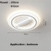 Modern Ultra-Thin Bladeless LED Rectangular Fan Light Whole House Ceiling Lighting for Bedroom & Dining Room LED Ceiling Fan