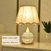 LED Light crystal table lamp simple modern style creative romantic wedding room bedroom decorative bedside lamp