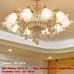 Ceiling Lamp Simple Modern Atmosphere European Style Chandelier Household Crystal Bedroom Compatible with Dining Room Living Room Lamps,Ceiling Lighting