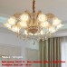 Ceiling Lamp Simple Modern Atmosphere European Style Chandelier Household Crystal Bedroom Compatible with Dining Room Living Room Lamps,Ceiling Lighting