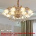 Ceiling Lamp Simple Modern Atmosphere European Style Chandelier Household Crystal Bedroom Compatible with Dining Room Living Room Lamps,Ceiling Lighting