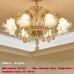 Ceiling Lamp Simple Modern Atmosphere European Style Chandelier Household Crystal Bedroom Compatible with Dining Room Living Room Lamps,Ceiling Lighting