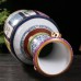 Vases Floral Ceramic Chinese Retro Enamel Painted Decor Flower 15.7 Inch Large Porcelain Vases Living Room Bedroom Wedding Decoration Ornament Vase