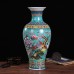 Jingdezhen Large Ceramic Floor Vase,Flower Vase Handmade Home Decorative Vase,Height 17.3"(44cm)