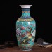 Jingdezhen Large Ceramic Floor Vase,Flower Vase Handmade Home Decorative Vase,Height 17.3"(44cm)