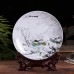 World-famous  Jingdezhen porcelain ，Decorative Plates for Wall Hanging,Decorative Cera 25cm landscape Ceramic Ornaments Plate Chinese Nine Dragons Pattern Decoration Plate